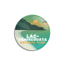 Load image into Gallery viewer, Lac-Témiscouata National Park of Quebec Pinback Button - Canada Untamed
