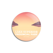 Load image into Gallery viewer, Lake Superior Provincial Park of Ontario Pinback Button - Canada Untamed
