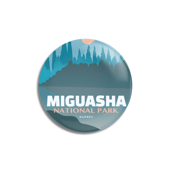 Miguasha National Park of Quebec Pinback Button - Canada Untamed