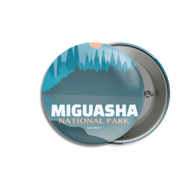 Miguasha National Park of Quebec Pinback Button - Canada Untamed