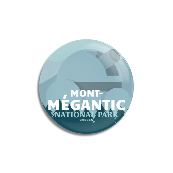 Mont-Megantic National Park of Quebec Pinback Button - Canada Untamed