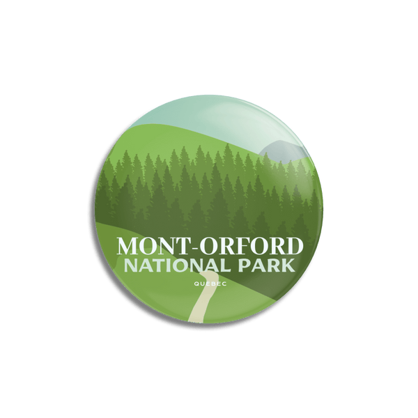 Mont-Orford National Park of Quebec Pinback Button - Canada Untamed