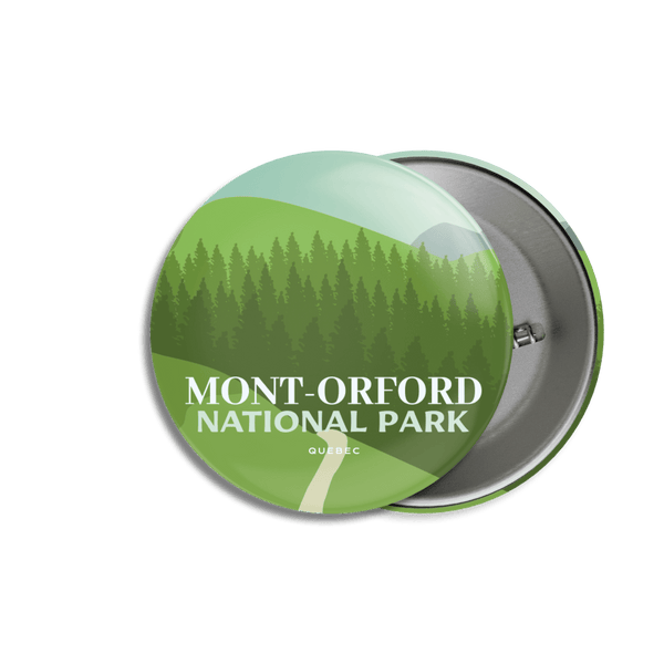 Mont-Orford National Park of Quebec Pinback Button - Canada Untamed