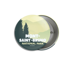 Load image into Gallery viewer, Mont-Saint-Bruno National Park of Quebec Pinback Button - Canada Untamed
