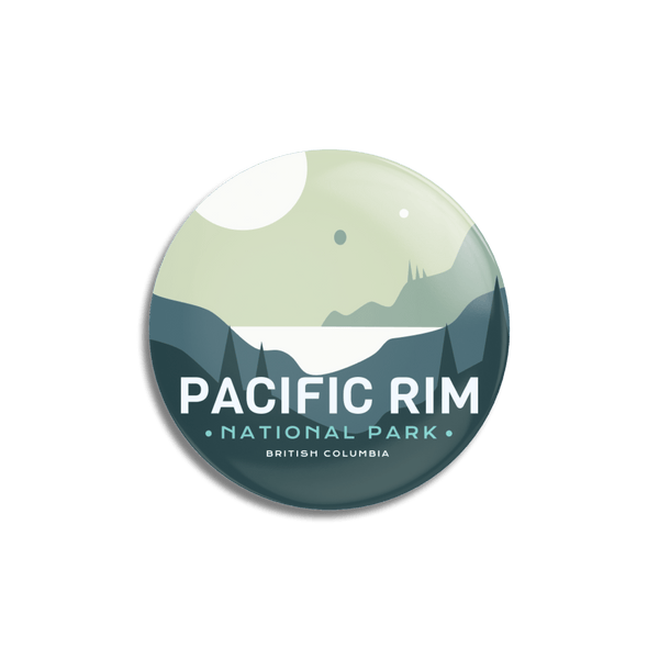 Pacific Rim National Park of Canada Pinback Button - Canada Untamed