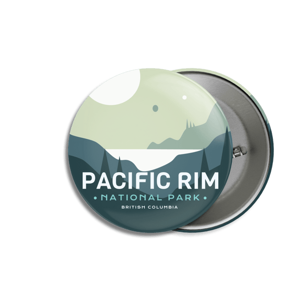 Pacific Rim National Park of Canada Pinback Button - Canada Untamed