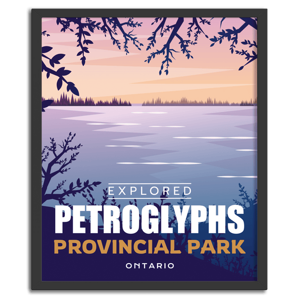 Petroglyphs Provincial Park 'Explored' Poster - Canada Untamed