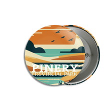 Load image into Gallery viewer, Pinery Provincial Park of Ontario Pinback Button - Canada Untamed
