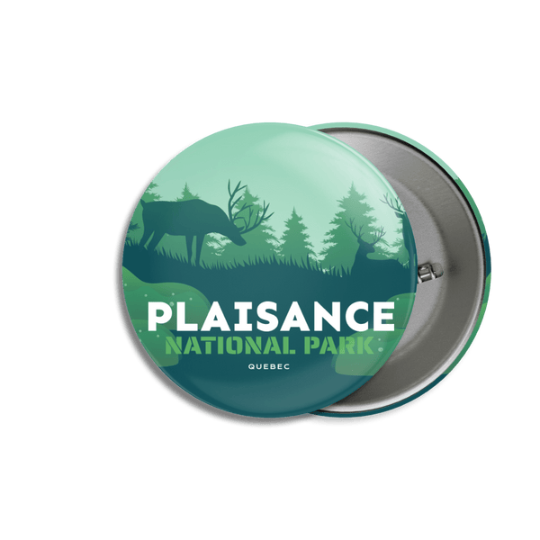Plaisance National Park of Quebec Pinback Button - Canada Untamed
