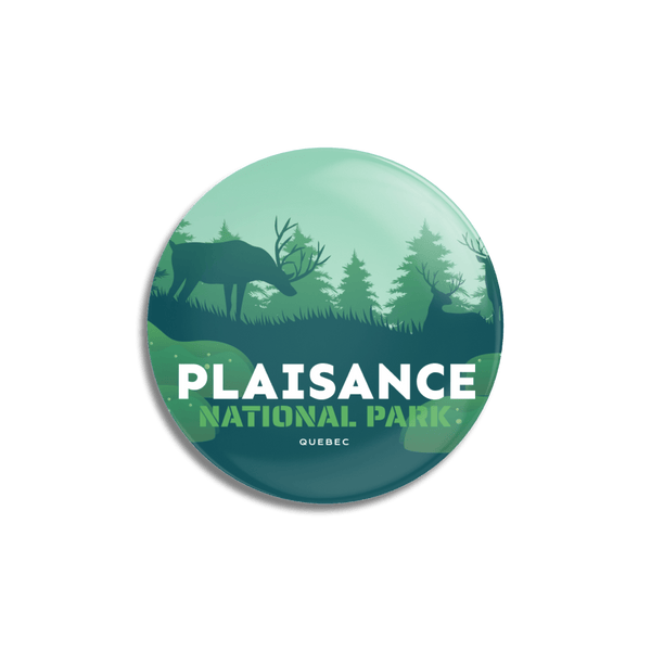 Plaisance National Park of Quebec Pinback Button - Canada Untamed
