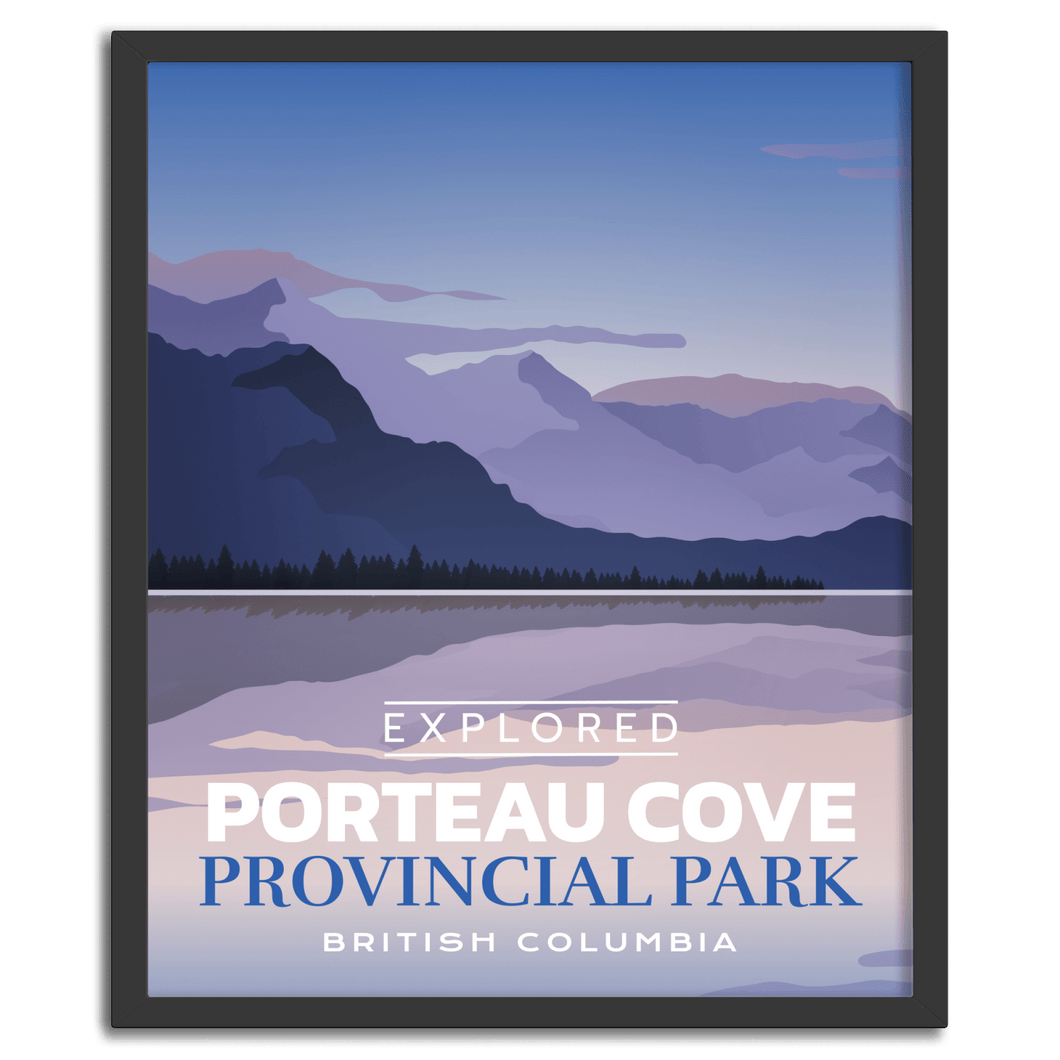 Porteau Cove Provincial Park 'Explored' Poster - Canada Untamed