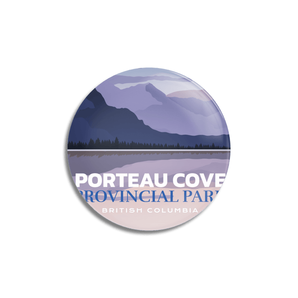 Porteau Cove Provincial Park of British Columbia Pinback Button - Canada Untamed