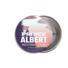 Load image into Gallery viewer, Prince Albert National Park of Canada Pinback Button - Canada Untamed
