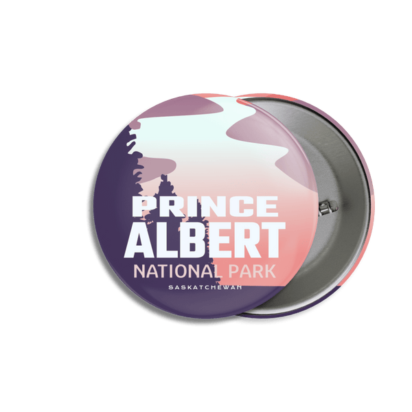 Prince Albert National Park of Canada Pinback Button - Canada Untamed