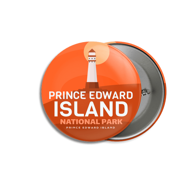 Prince Edward Island National Park of Canada Pinback Button - Canada Untamed