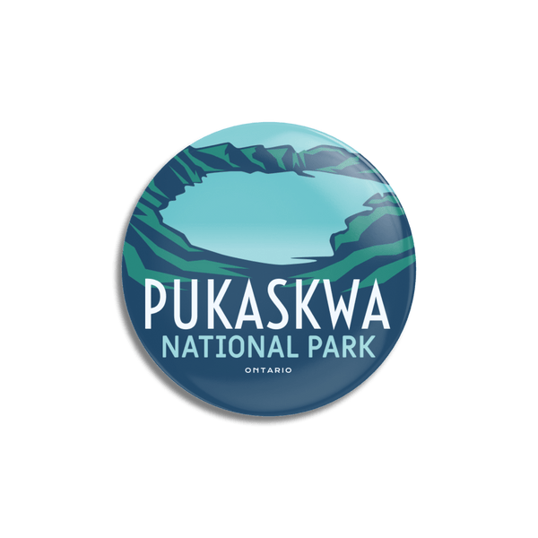 Pukaskwa National Park of Canada Pinback Button - Canada Untamed