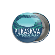 Load image into Gallery viewer, Pukaskwa National Park of Canada Pinback Button - Canada Untamed
