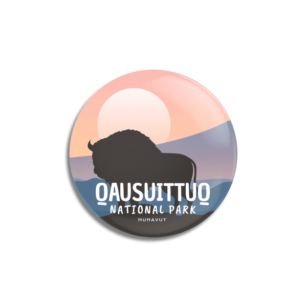 Qausuittuq National Park of Canada Pinback Button - Canada Untamed