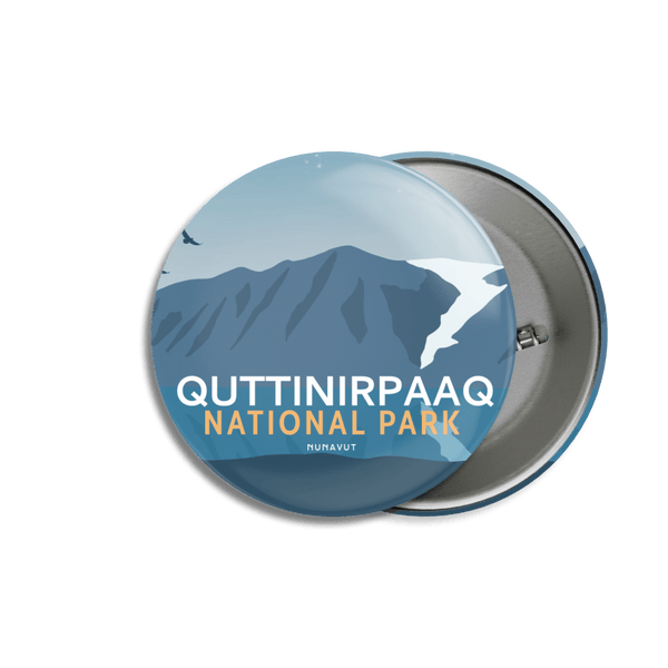 Quttinirpaaq National Park of Canada Pinback Button - Canada Untamed