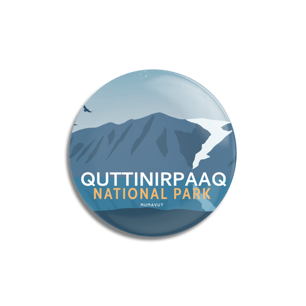 Quttinirpaaq National Park of Canada Pinback Button - Canada Untamed