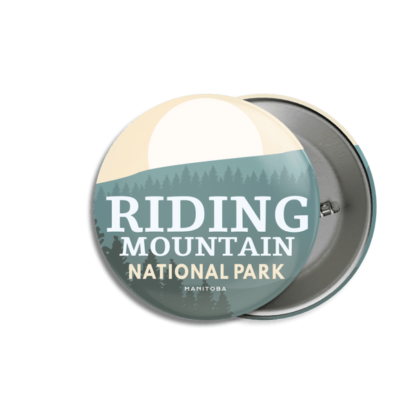 Riding Mountain National Park of Canada Pinback Button - Canada Untamed