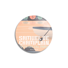 Load image into Gallery viewer, Samuel de Champlain Provincial Park of Ontario Pinback Button - Canada Untamed
