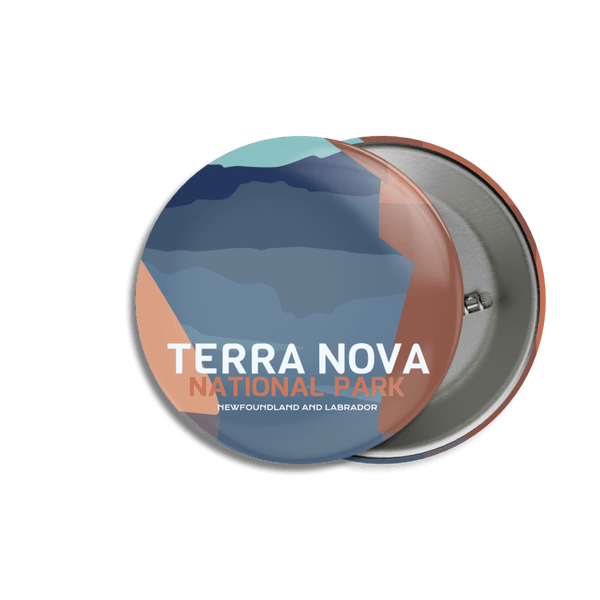 Terra Nova National Park of Canada Pinback Button - Canada Untamed