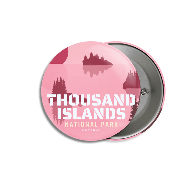 Thousand Islands National Park of Canada Pinback Button - Canada Untamed