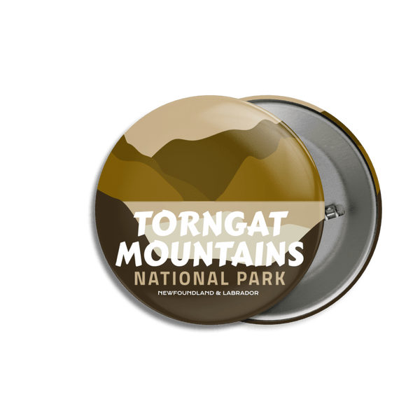 Torngat Mountains National Park of Canada Pinback Button - Canada Untamed