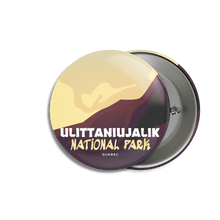 Load image into Gallery viewer, Ulittaniujalik National Park of Quebec Pinback Button - Canada Untamed
