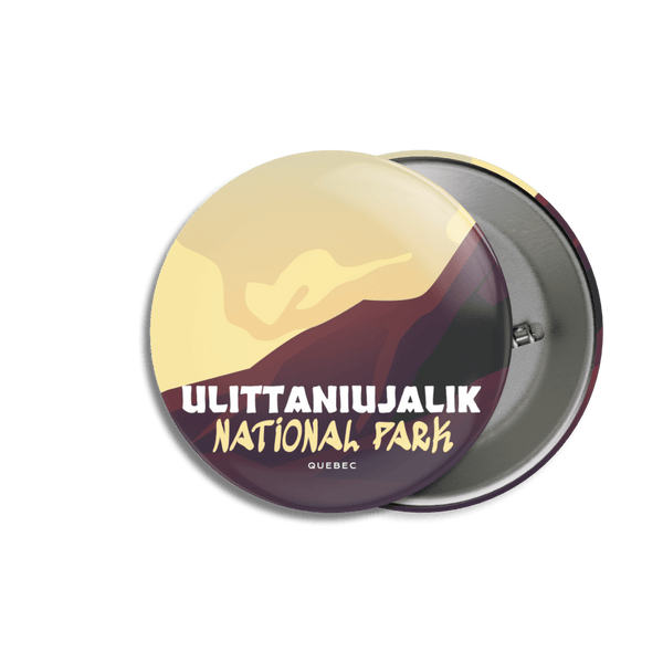 Ulittaniujalik National Park of Quebec Pinback Button - Canada Untamed