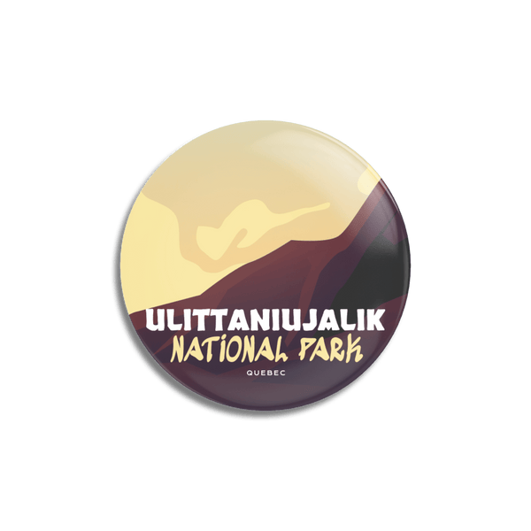Ulittaniujalik National Park of Quebec Pinback Button - Canada Untamed