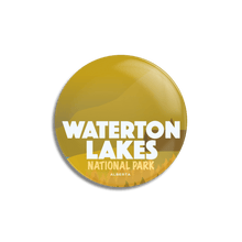 Load image into Gallery viewer, Waterton Lakes National Park of Canada Pinback Button - Canada Untamed
