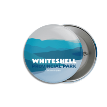 Load image into Gallery viewer, Whiteshell Provincial Park of Manitoba Pinback Button - Canada Untamed

