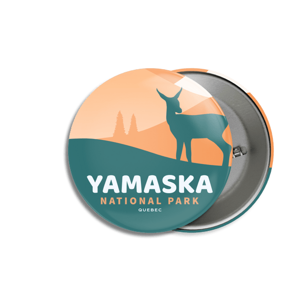 Yamaska National Park of Quebec Pinback Button - Canada Untamed