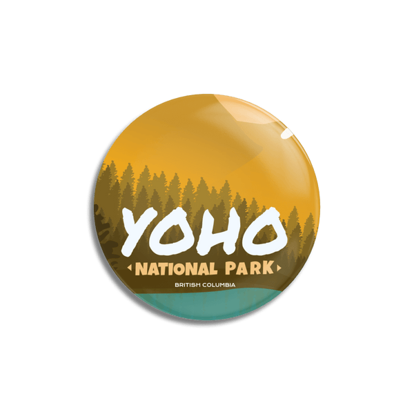 Yoho National Park of Canada Pinback Button - Canada Untamed