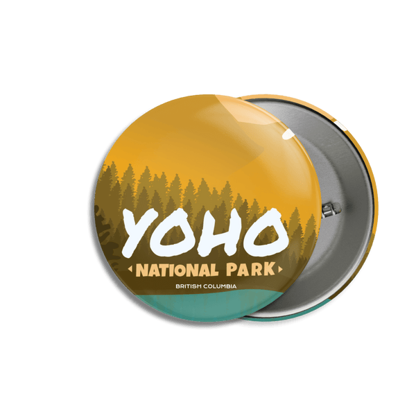 Yoho National Park of Canada Pinback Button - Canada Untamed