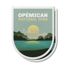Load image into Gallery viewer, Opemican Quebec National Park Waterproof Vinyl Sticker
