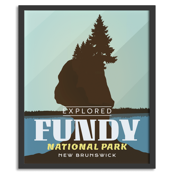 Fundy National Park 'Explored' Poster - Canada Untamed
