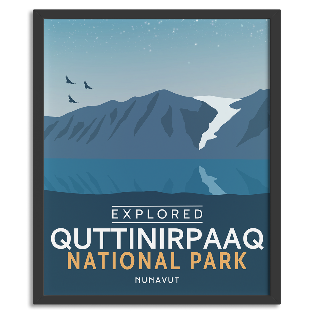 Quttinirpaaq National Park 'Explored' Poster - Canada Untamed