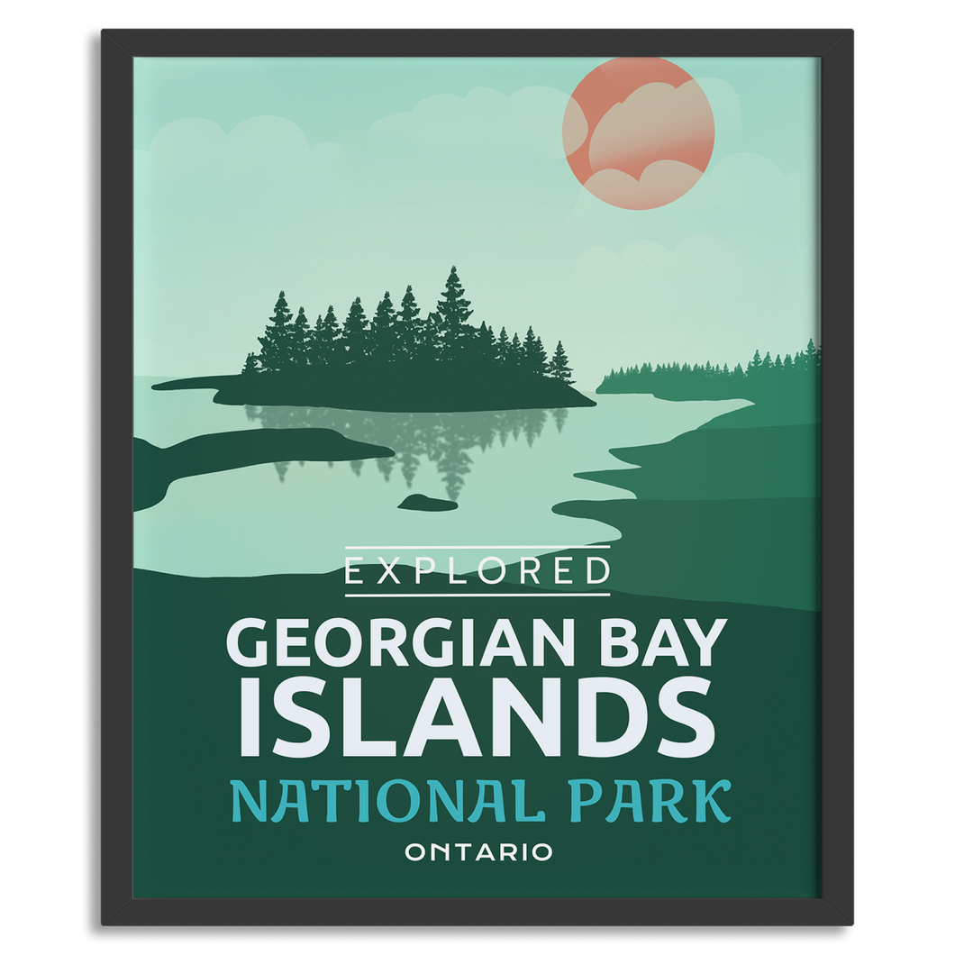 Georgian Bay Islands National Park 'Explored' Poster - Canada Untamed