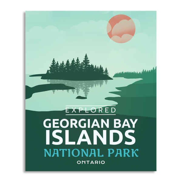 Georgian Bay Islands National Park 'Explored' Poster