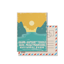 Load image into Gallery viewer, Akami-Uapishku-KakKasuak-Mealy National Park of Canada Postcard - Canada Untamed

