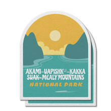 Load image into Gallery viewer, Akami-Uapishku-KakKasuak-Mealy National Park Waterproof Vinyl Sticker - Canada Untamed

