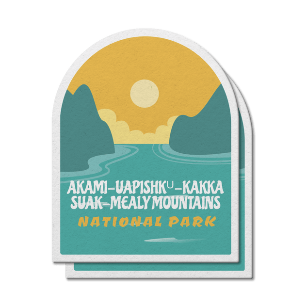 Akami-Uapishku-KakKasuak-Mealy National Park Waterproof Vinyl Sticker - Canada Untamed