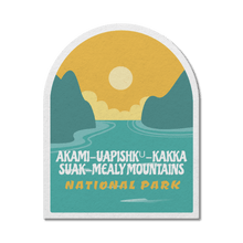 Load image into Gallery viewer, Akami-Uapishku-KakKasuak-Mealy National Park Waterproof Vinyl Sticker - Canada Untamed
