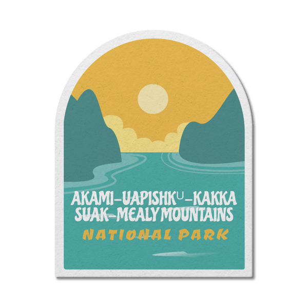 Akami-Uapishku-KakKasuak-Mealy National Park Waterproof Vinyl Sticker - Canada Untamed