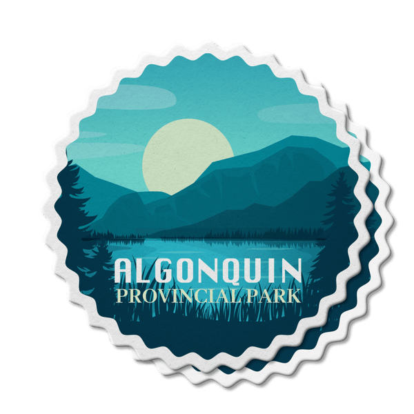 Algonquin Ontario Provincial Park Waterproof Vinyl Sticker - Canada Untamed