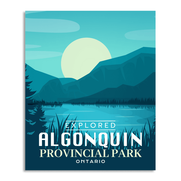 Algonquin Provincial Park 'Explored' Poster
