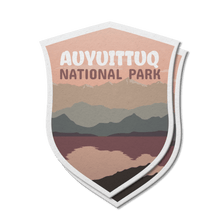 Load image into Gallery viewer, Auyuittuq National Park of Canada Waterproof Vinyl Sticker - Canada Untamed
